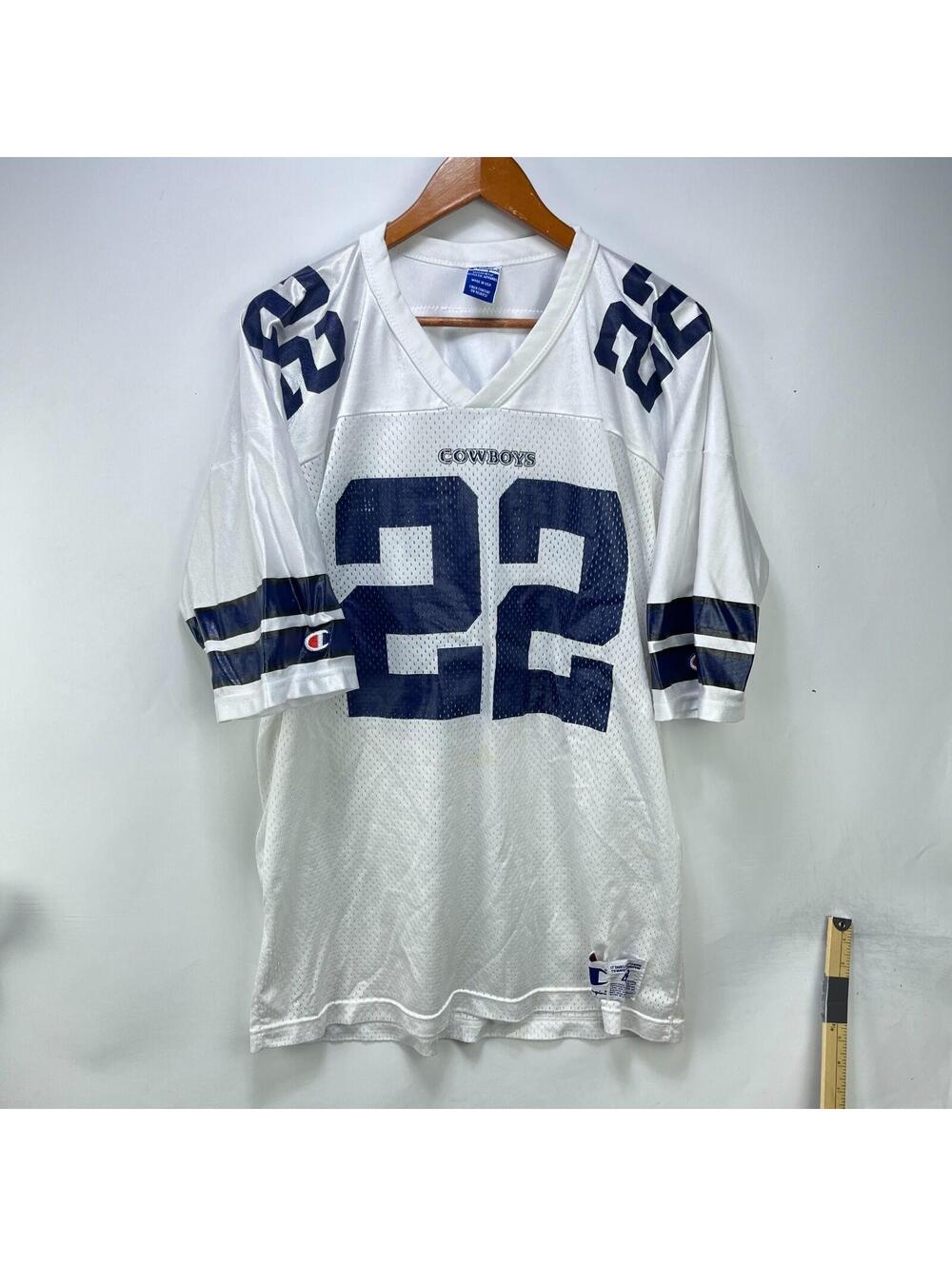 Vintage 90s Champion Dallas Cowboys Emmitt Smith Jersey 48